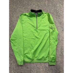 FootJoy XL Golf Pullover Indian Springs Green 1/4 Zip Long Sleeve